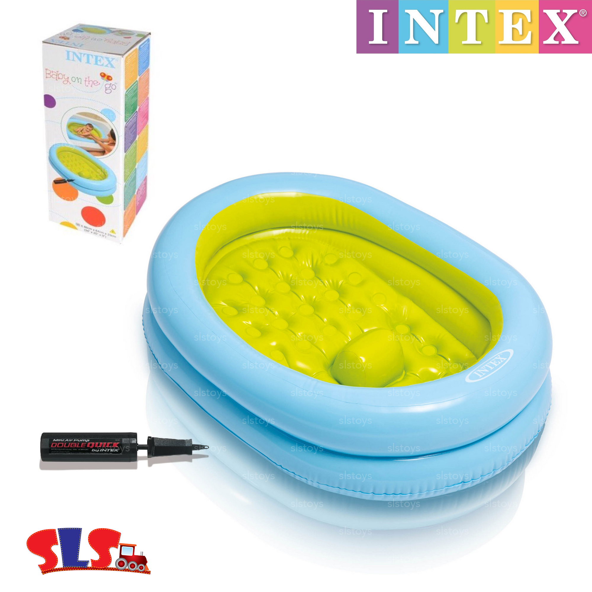 Intex Baby Bath Tub Set IT 48421NP (including Mini Air Pump)