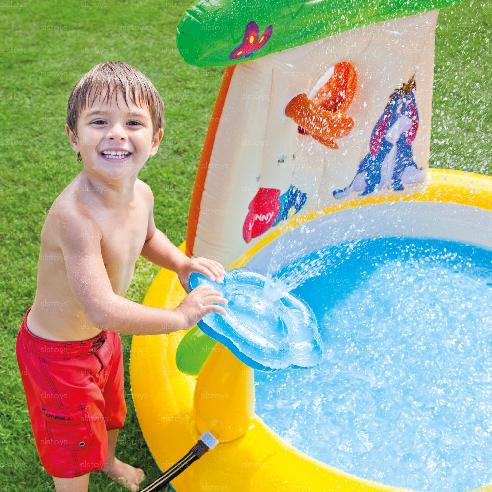 Buy Intex W Pooh Water Play Center Kids Pool IT eRomman
