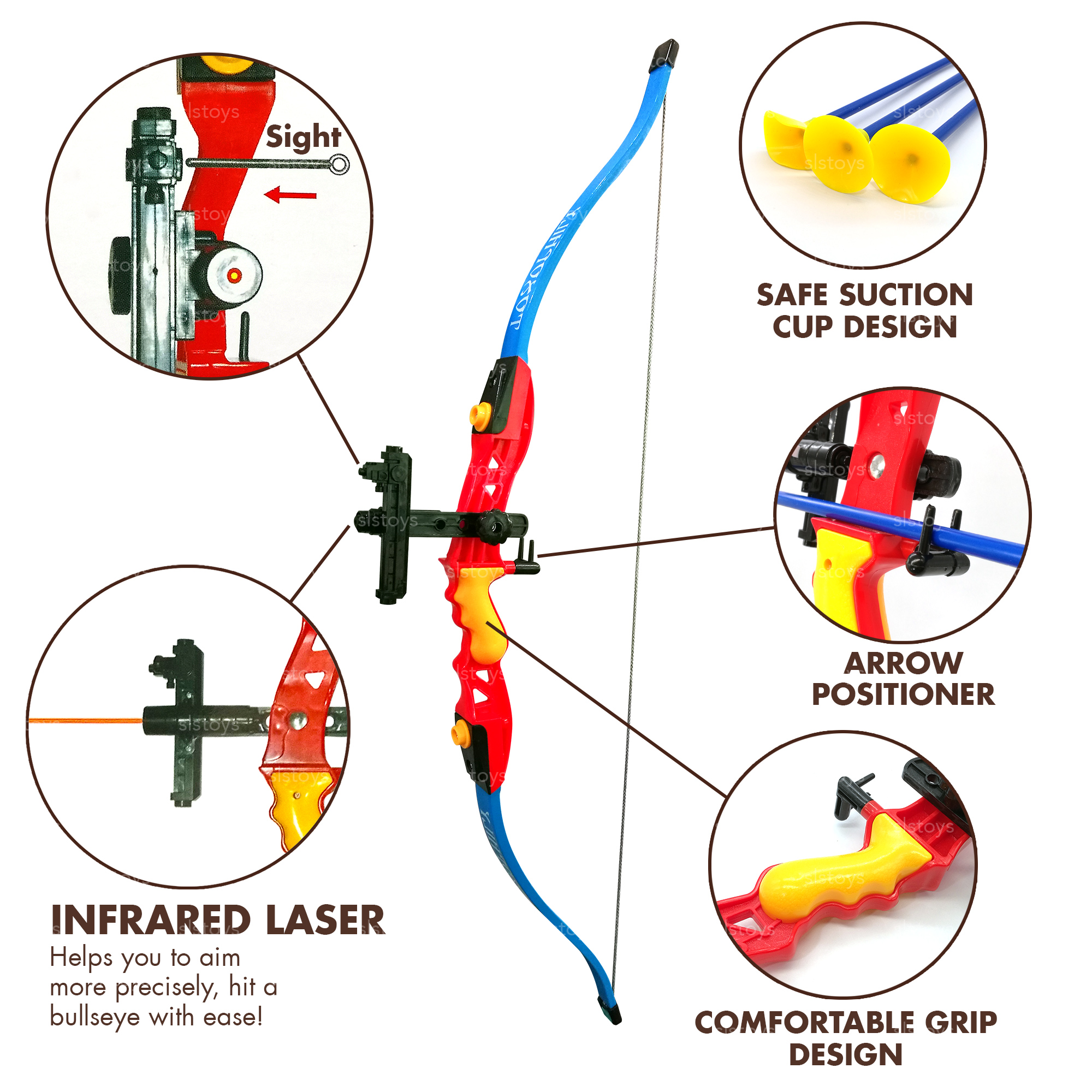 Super Cool Archer Set with Laser Kids Fun Outdoor Sport Archery Bow